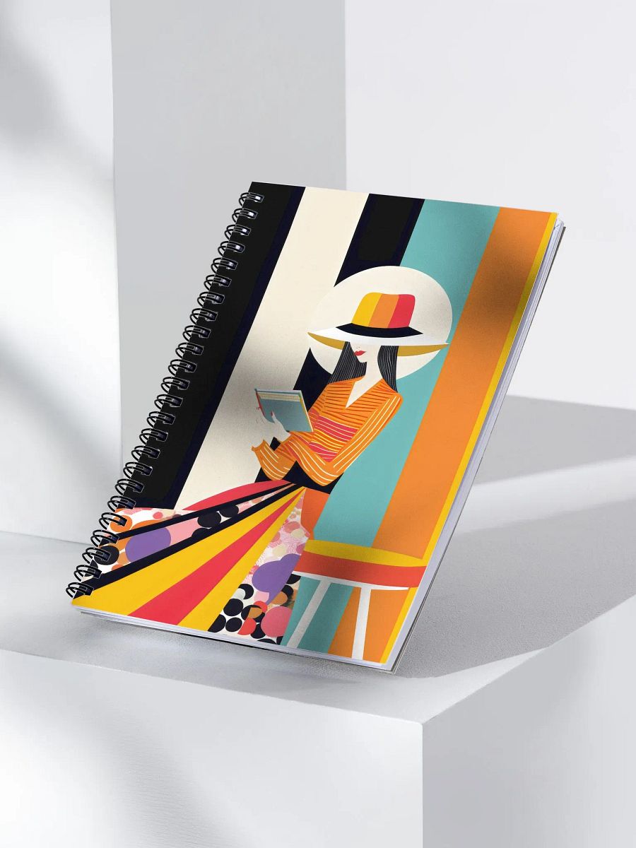 Fashionable Reader Spiral Notebook product image (3)
