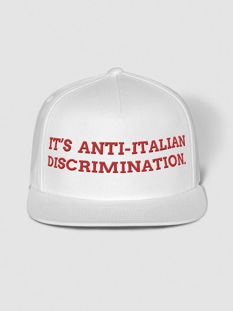 IT'S ANTI-ITALIAN DISCRIMINATION. Cap product image (2)