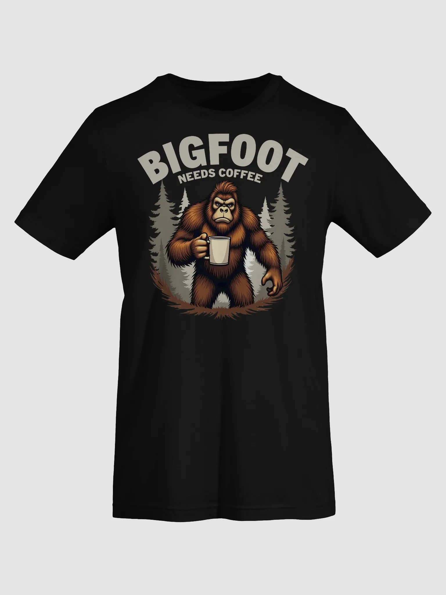 Bigfoot Needs Coffee Funny Sasquatch Coffee Lover product image (8)