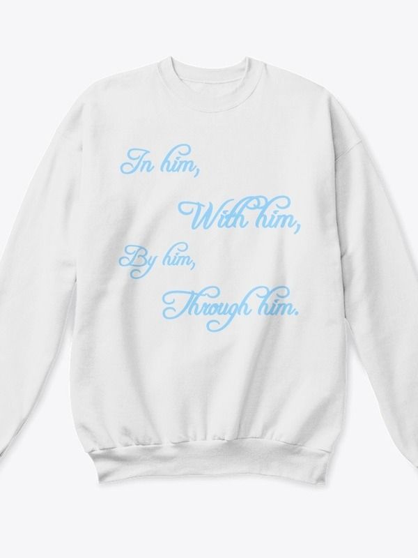 In Him Crewneck – Faith Beyond Borders product image (2)
