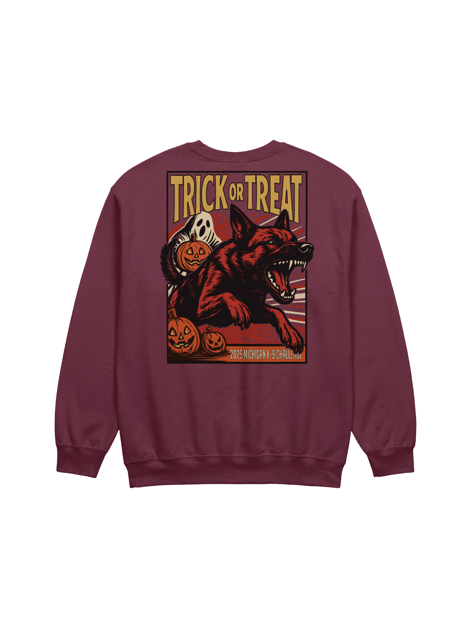 2025 Michigan K-9 Challenge Trick or Treat - Gildan Classic Crewneck Sweatshirt product image (8)