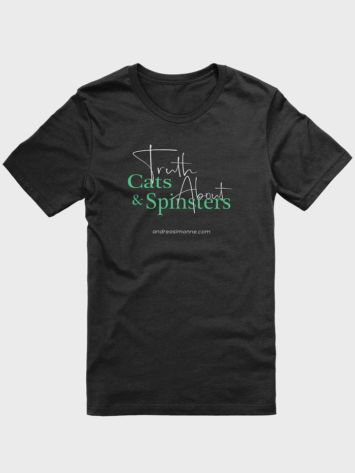 Truth About Cats & Spinsters - T-shirt Front Book Title product image (1)