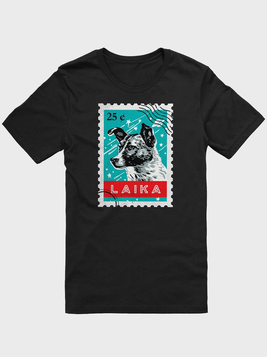 Laika, First space dog, Soviet vintage space — Unisex t-shirt, space t-shirt product image (3)