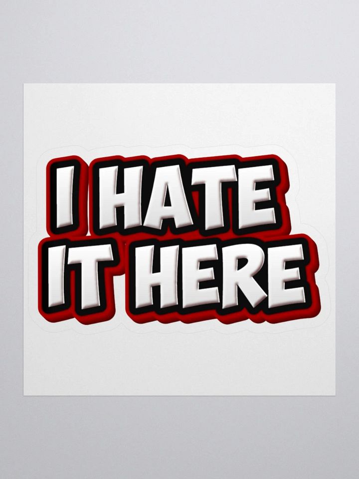 Hate it sitcker product image (1)