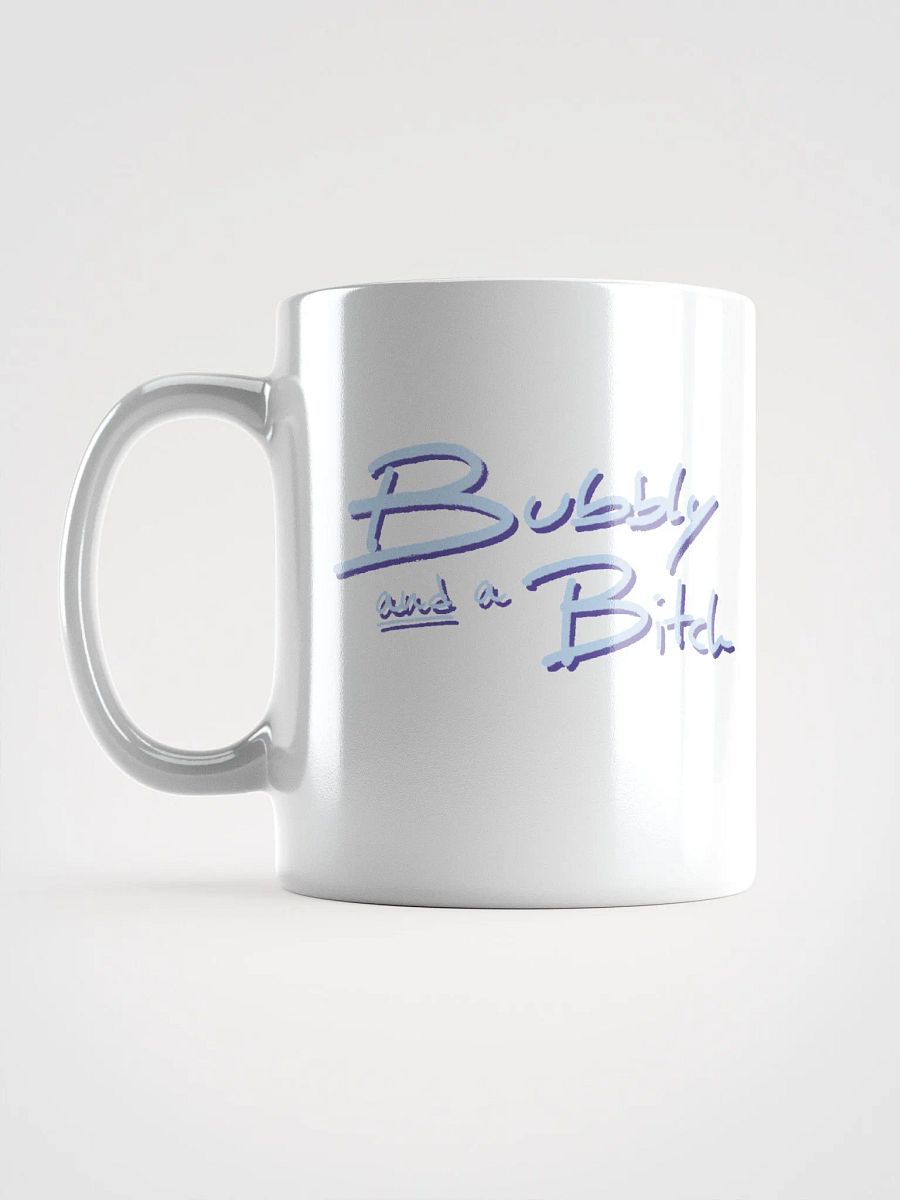 Bubbly and a B*tch (blue and purple shadow design) mug product image (11)