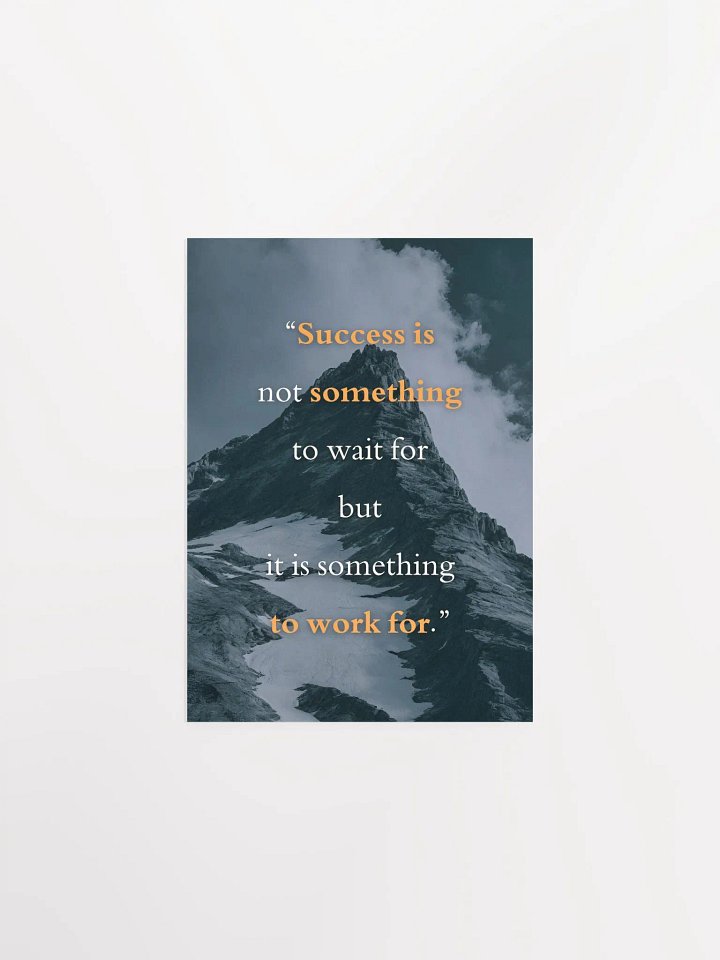 Motivational Wall Art Success Poster_1 product image (1)