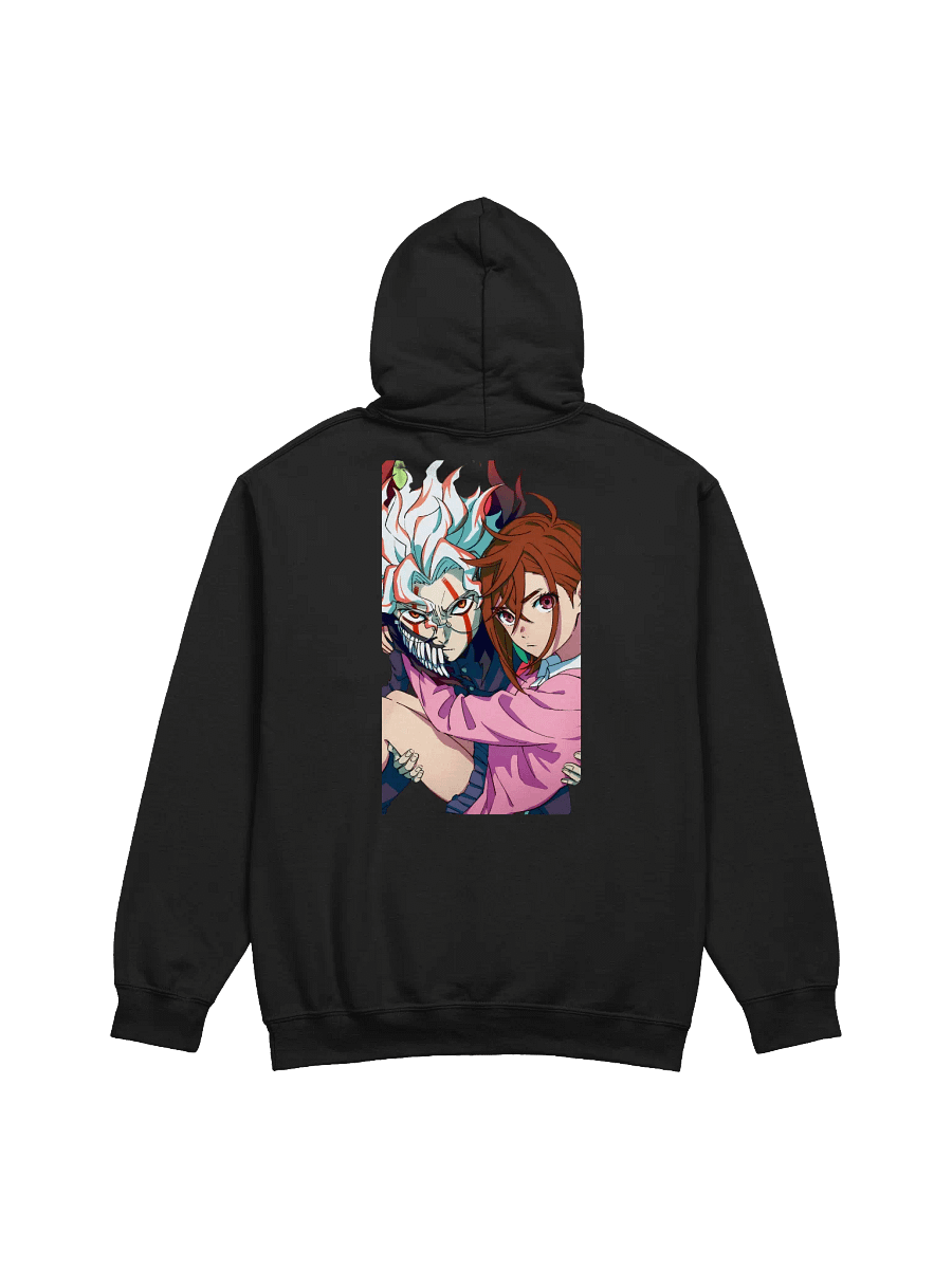 XBOYI x DanDaDan | Hoodie Clásico Momo x Okarun — Amor Sobrenatural product image (2)