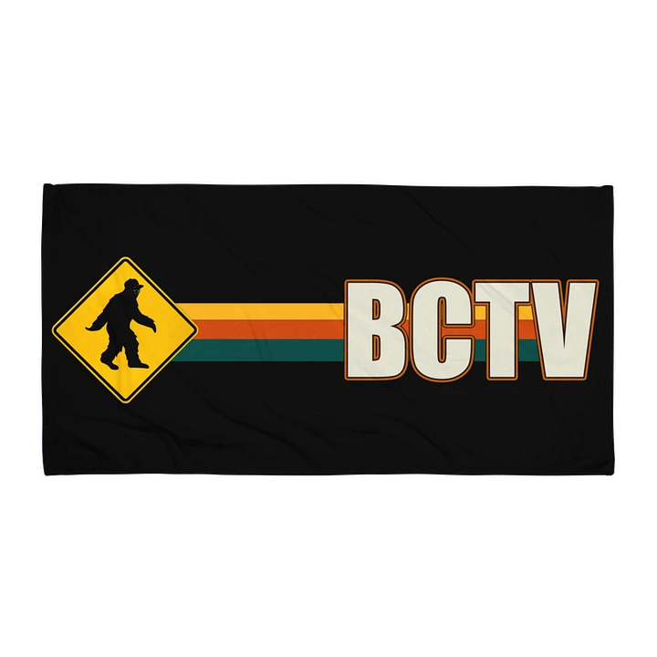 BCTV Oldschool Logo Towl - Black product image (1)