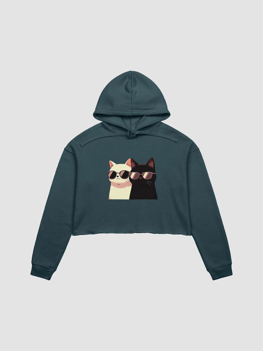 Cool Cats Sunglasses Crop Hoodie product image (4)