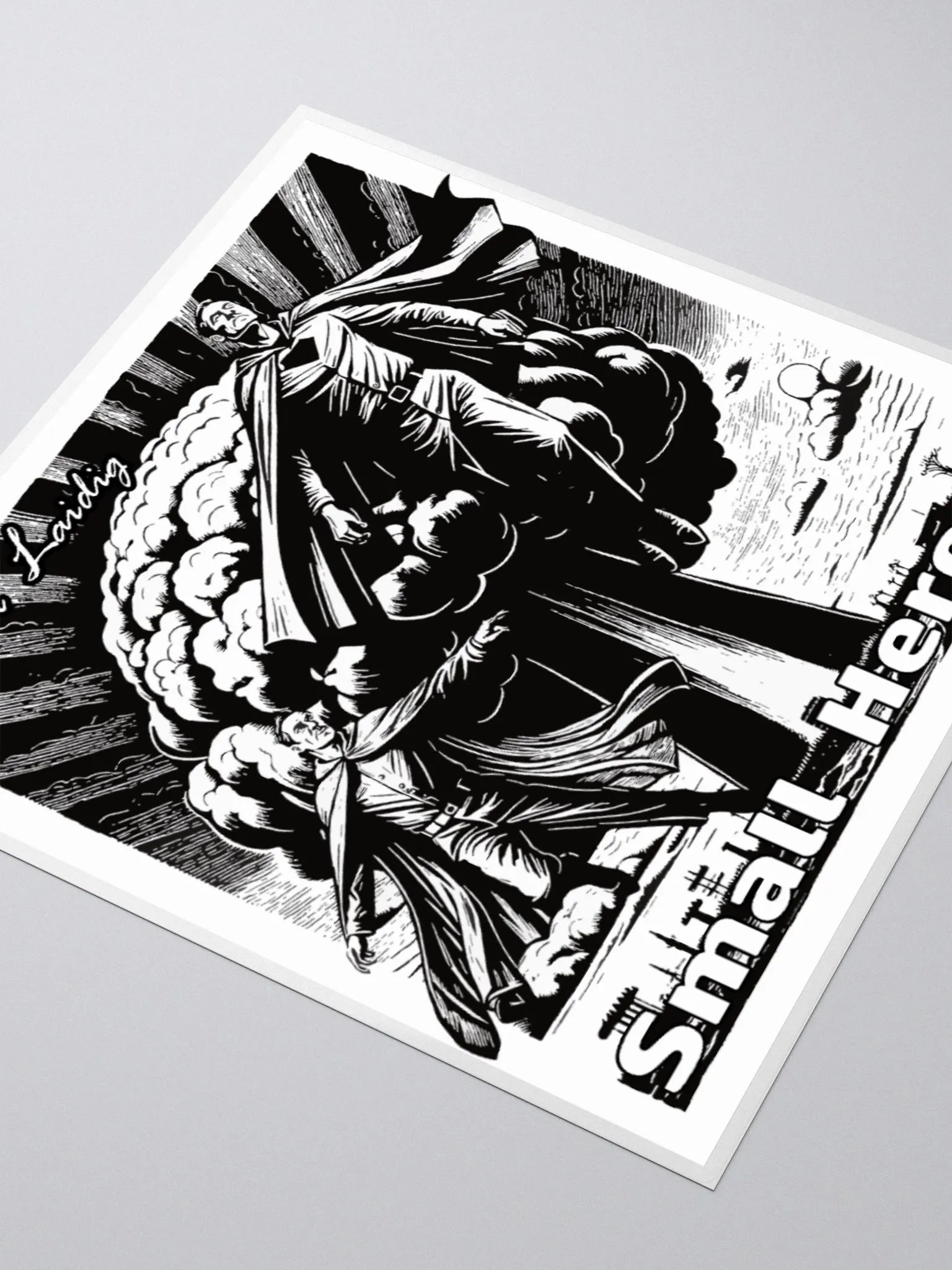 Small Heroes Cover Art vinyl sticker product image (3)