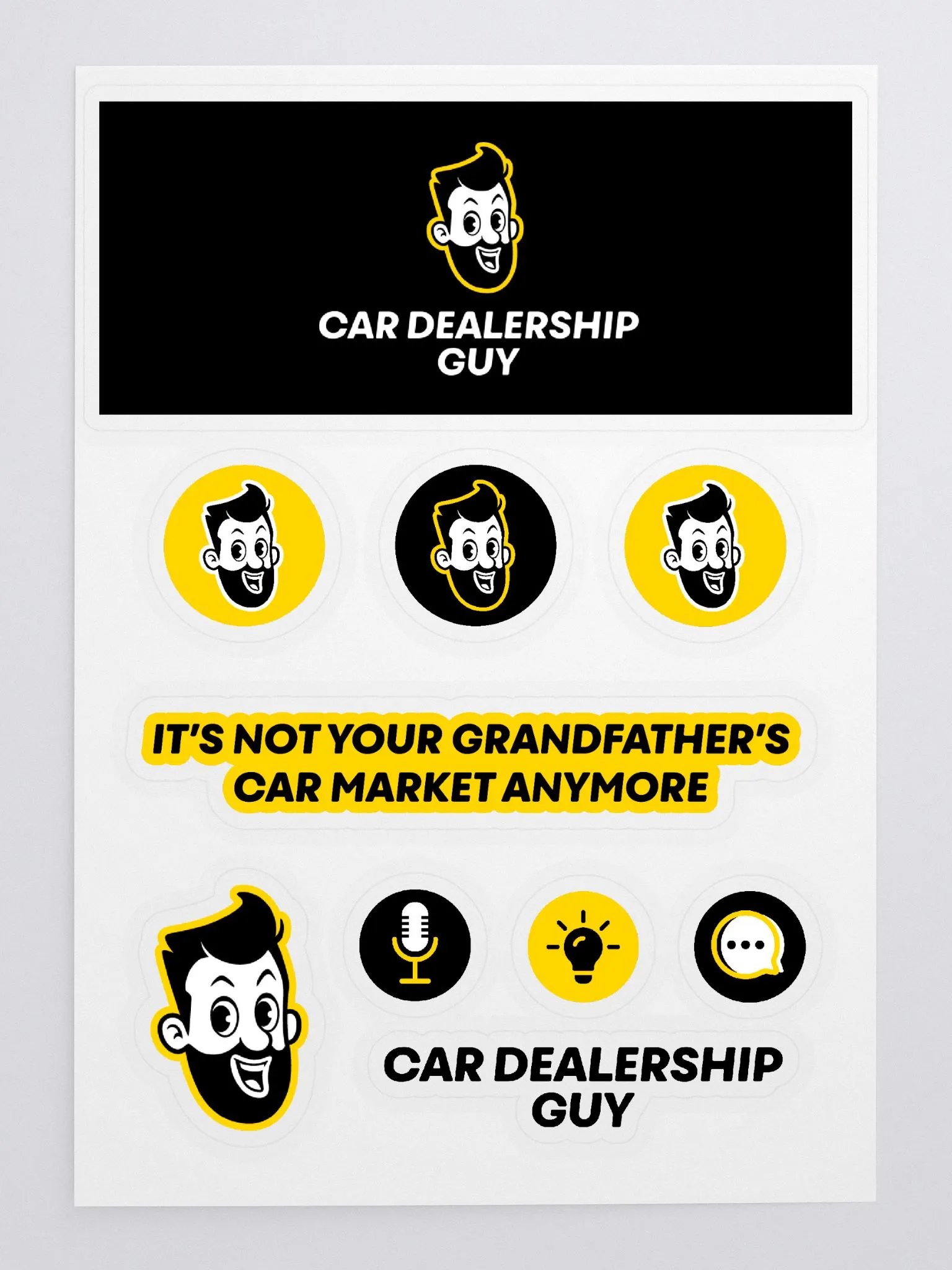 CDG Sticker Sheet product image (3)