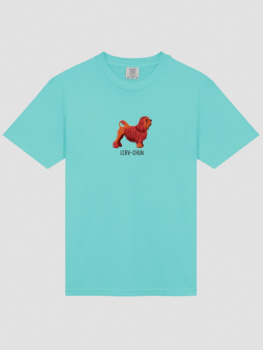 Lerv-Chun T-Shirt(Embroidered) of a Lowchen(Red) product image (33)