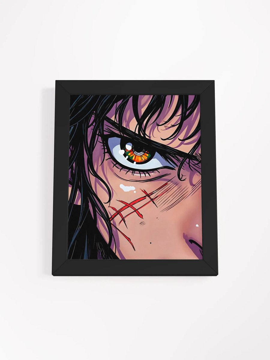 Intense Gaze Framed Anime Poster product image (1)