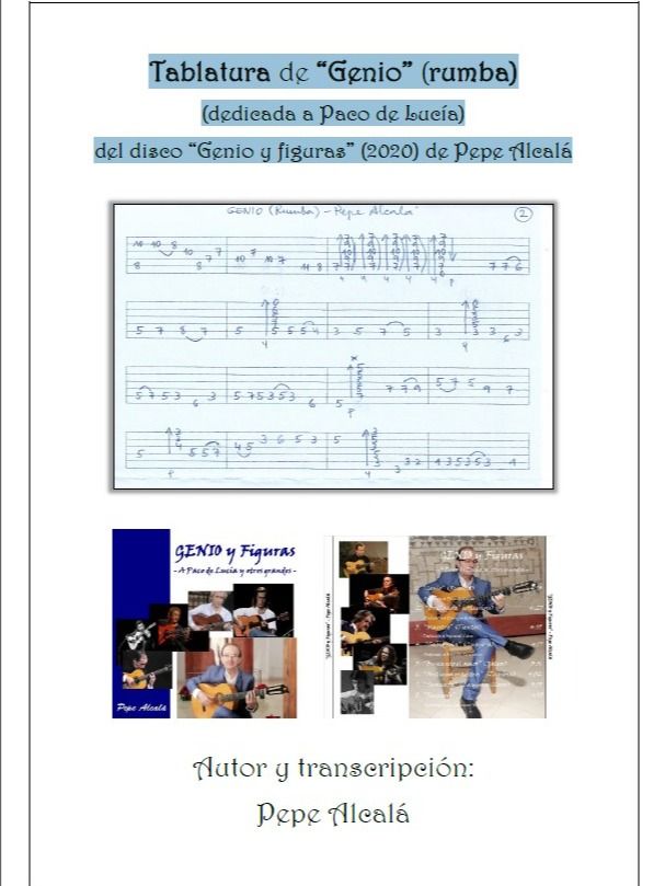 Tablatura de la rumba "Genio" (6 páginas). product image (1)
