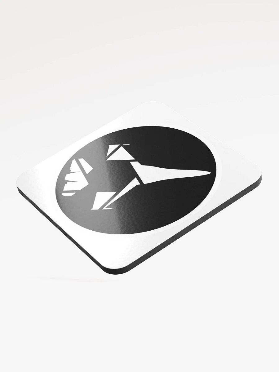 Glossed Cork Coaster - channel logo product image (3)