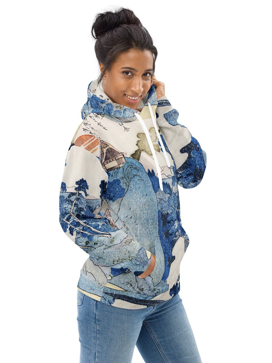 Fuji no Yukei All-Over Print Recycled Unisex Hoodie product image (8)