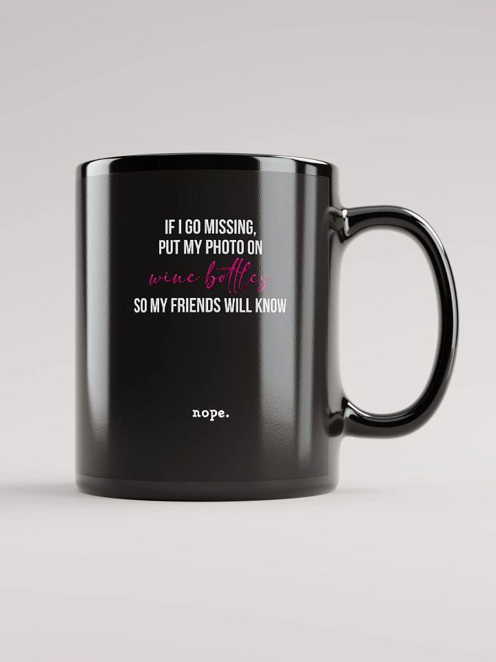 nope. resolute - wine mug product image (2)