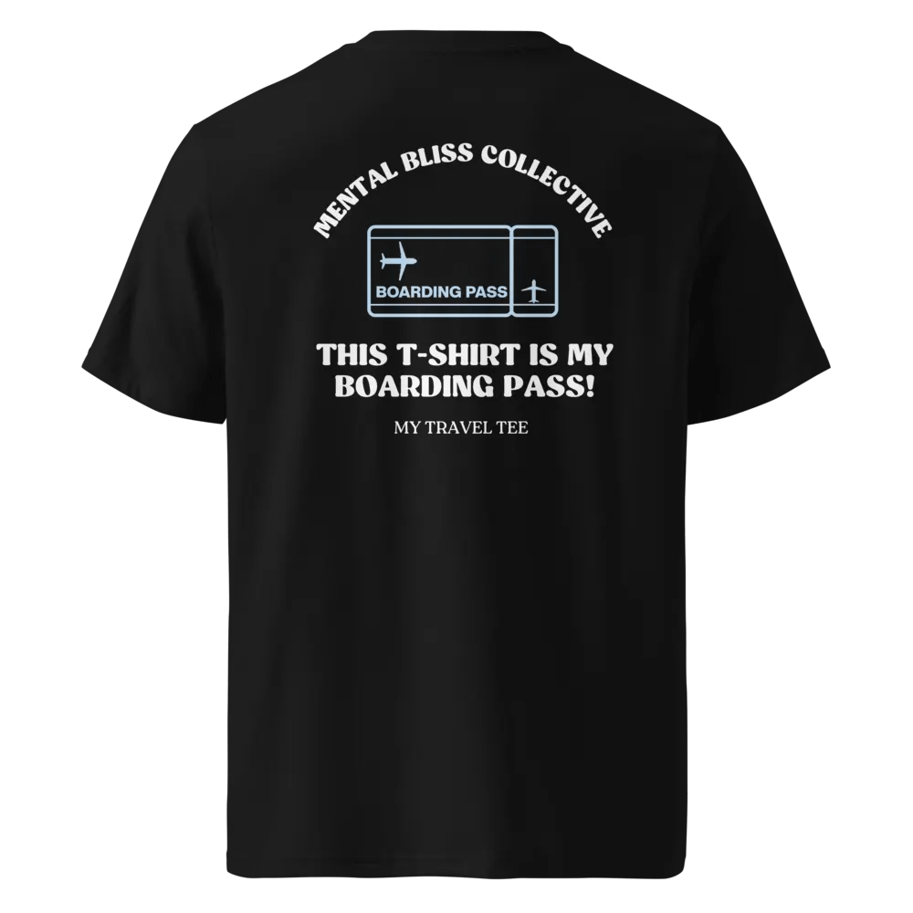 "This T-Shirt is My Boarding Pass " Unisex Eco T-Shirt – Fun Travel Tee for Adventurers product image (2)