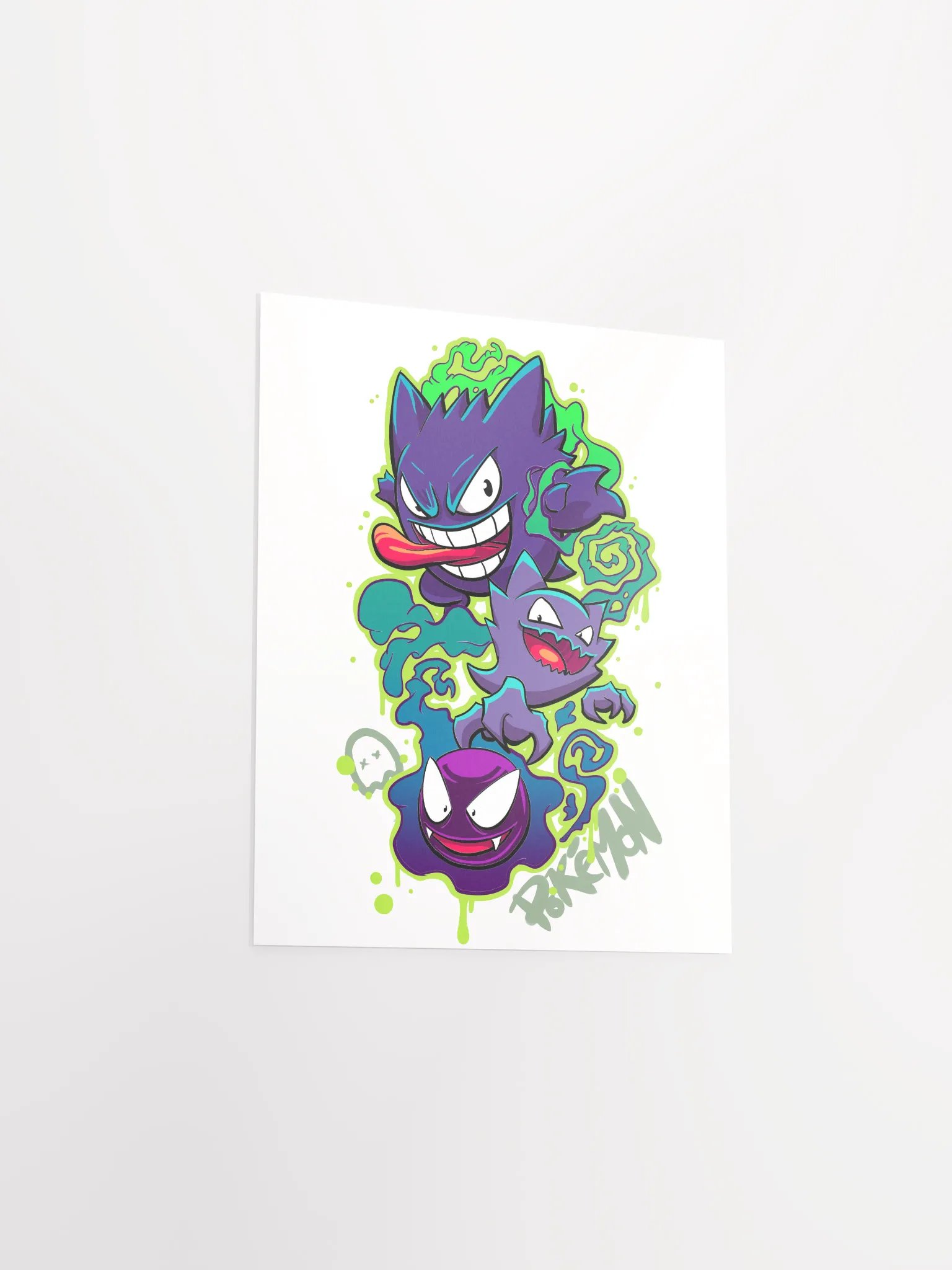 Mischievous Ghost Trio Print product image (3)
