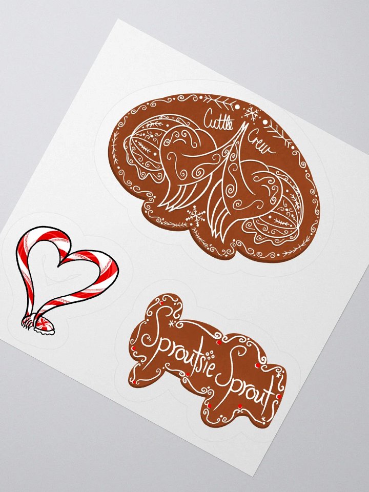 Gingerbread Holiday Stickers product image (1)