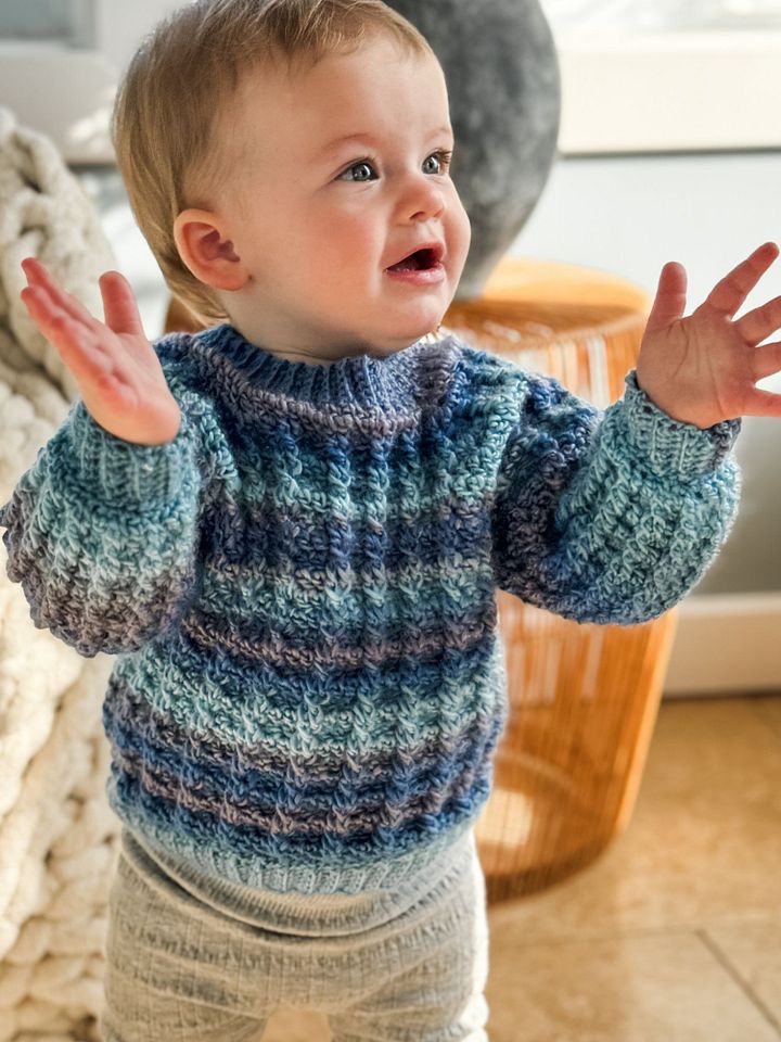 Winter Wonder Children's Pullover Crochet Pattern product image (2)