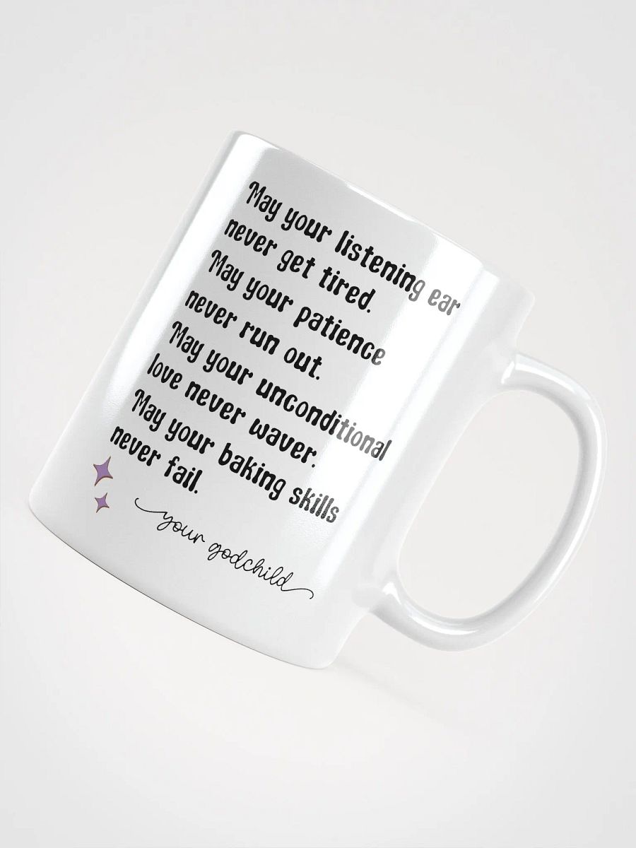 Godmother birthday gift from a godchild - Retro groovy floral bouquet coffee mug product image (5)