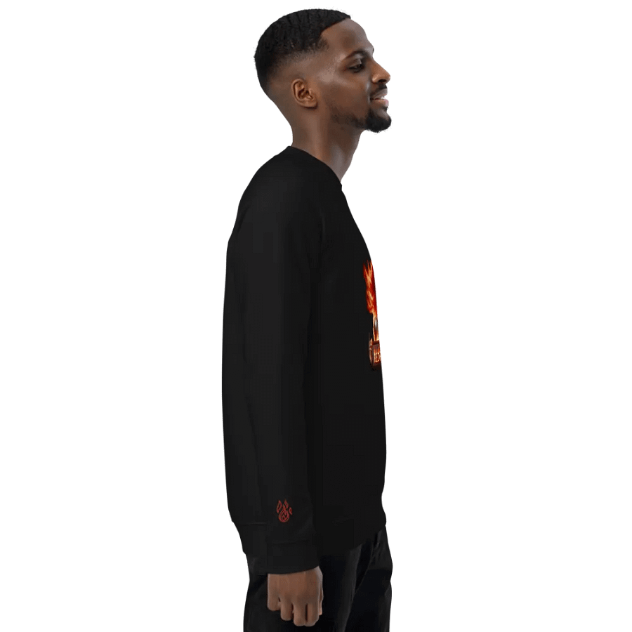 Flaming Red unisex sweatshirt product image (11)