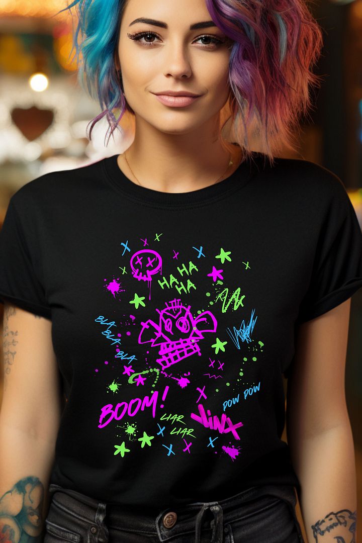 Arcane Jinx Graffiti Art T-shirt product image (1)