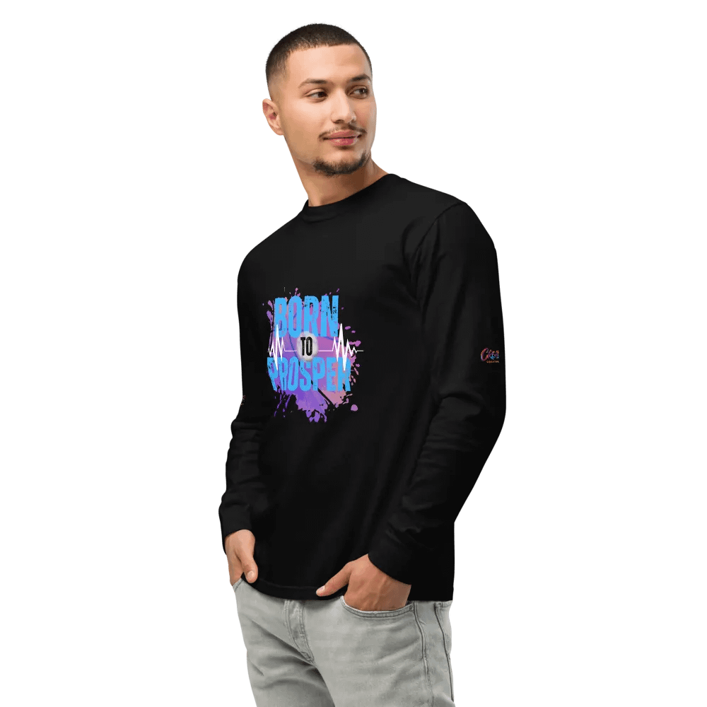 Elegant Born to Prosper Long Sleeve Shirt product image (4)