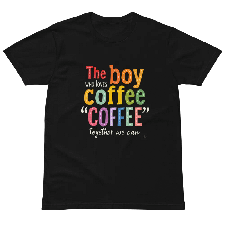 Coffee Lover's Typography T-Shirt product image (2)
