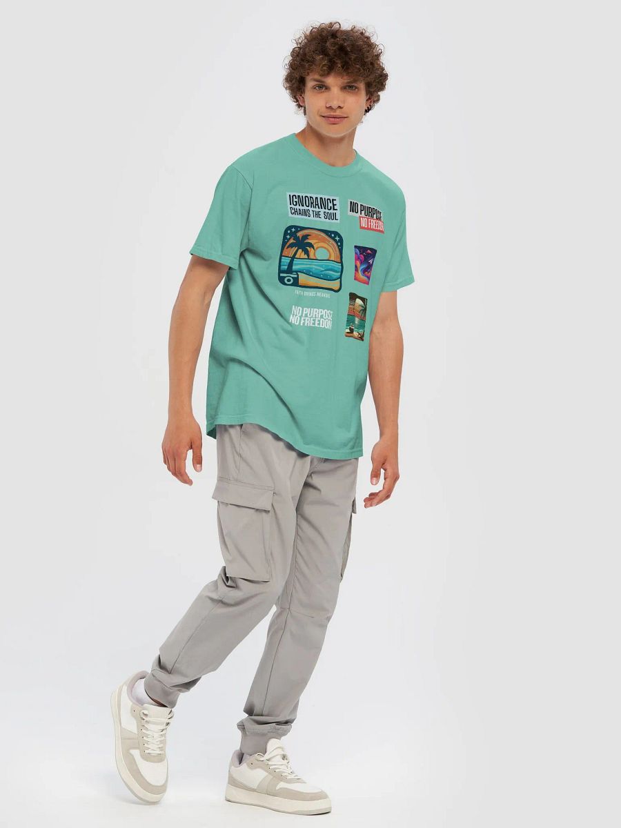 Surreal Sunset Cotton Tee | no purpose no freedom product image (73)