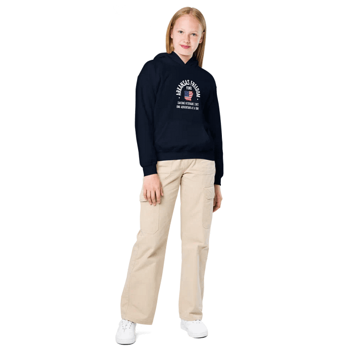 Youth AFF Navy Hoodie product image (2)
