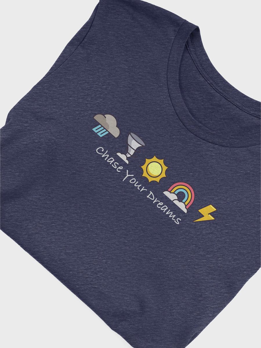 "Weather Emojis // Chase Your Dreams" - T-Shirt Light Text Mode product image (32)