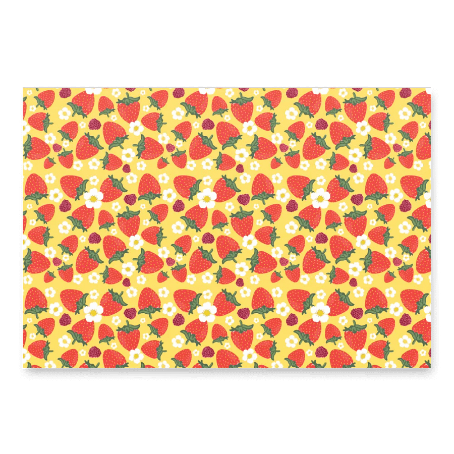 Strawberry Field and Blossom Wrapping Paper Set product image (1)