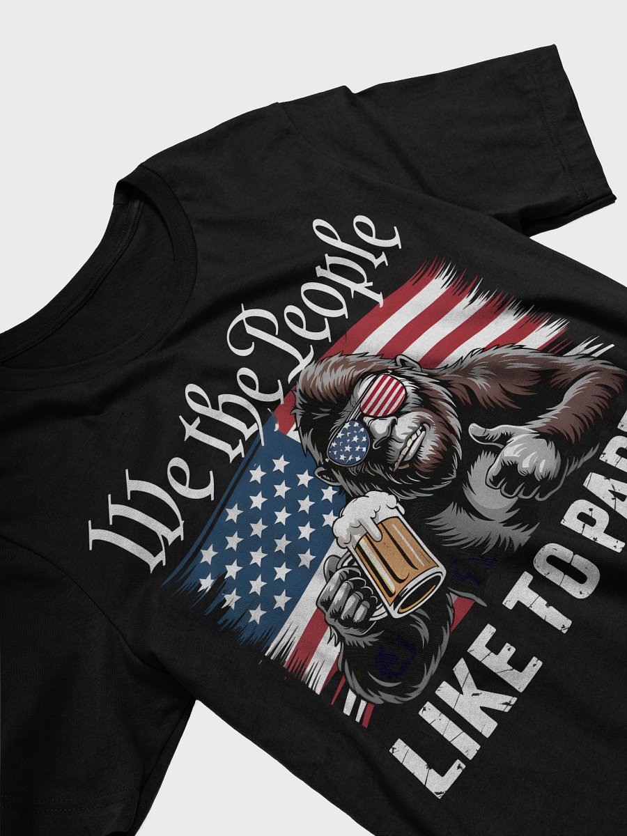 Patriotic Party Bigfoot T-Shirt product image (9)