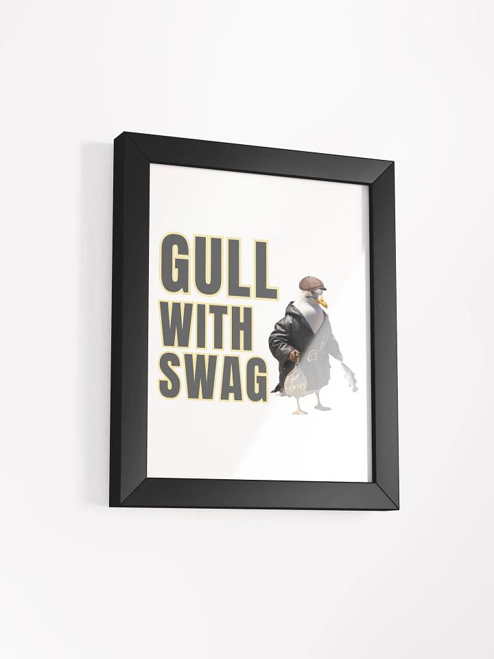 Gull with Swag Framed Print product image (16)