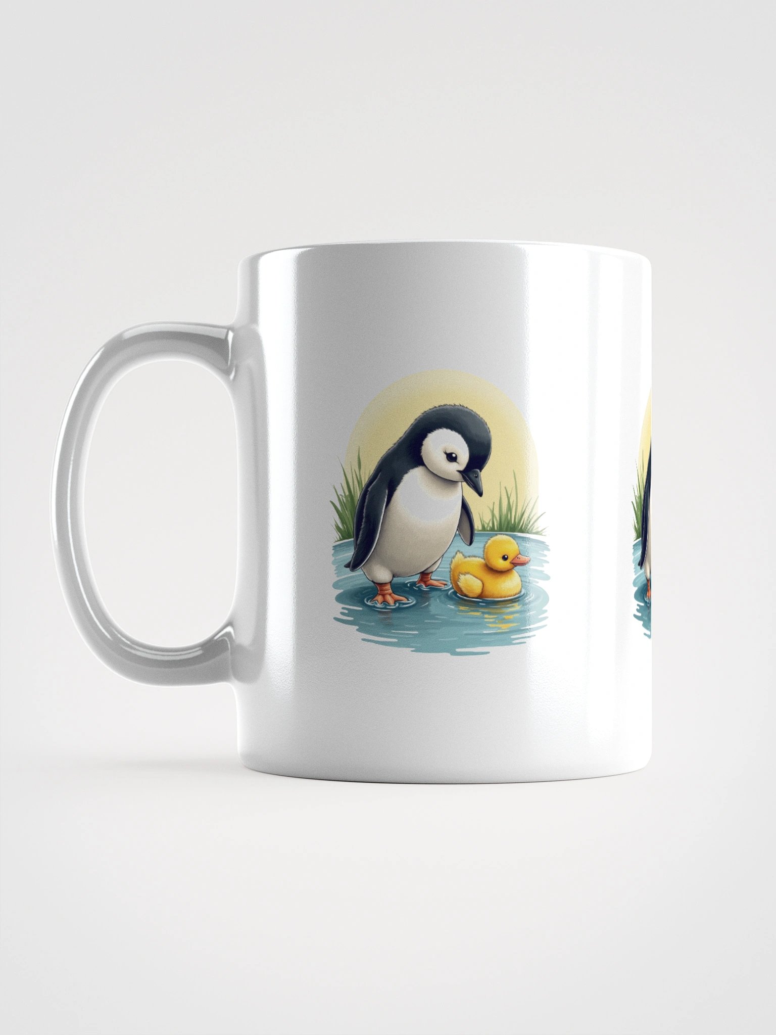 Penguin and Duckling Serenity Mug product image (3)