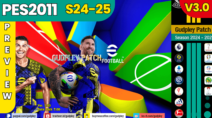 PES 2011 - Gudpley Patch Season 2025 V.3 product image (1)
