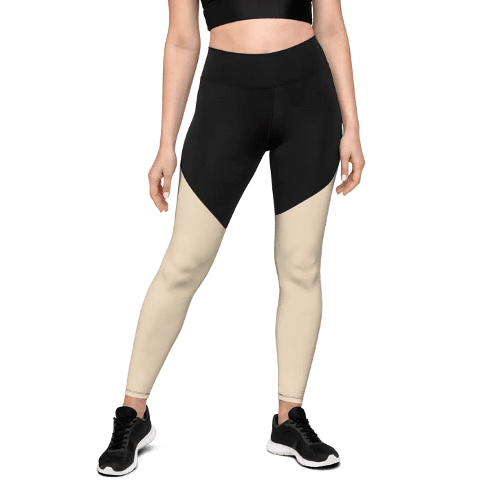 2 Toned Leggings - Nude product image (1)