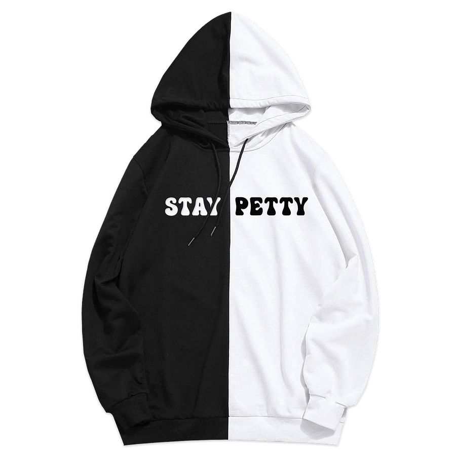 Stay Petty Color Block Hoodie product image (2)