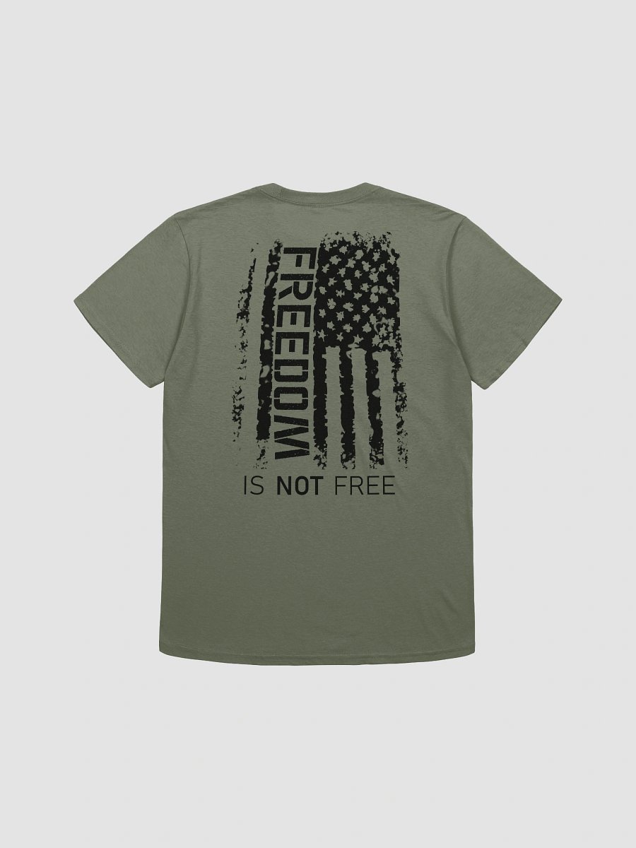 Freedom is NOT Free Unisex T-Shirt | Black Text product image (8)