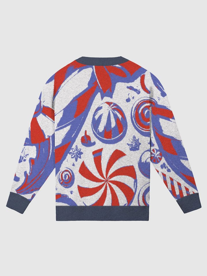 Winter Cozy Candy Cane Jacquard Sweater product image (2)