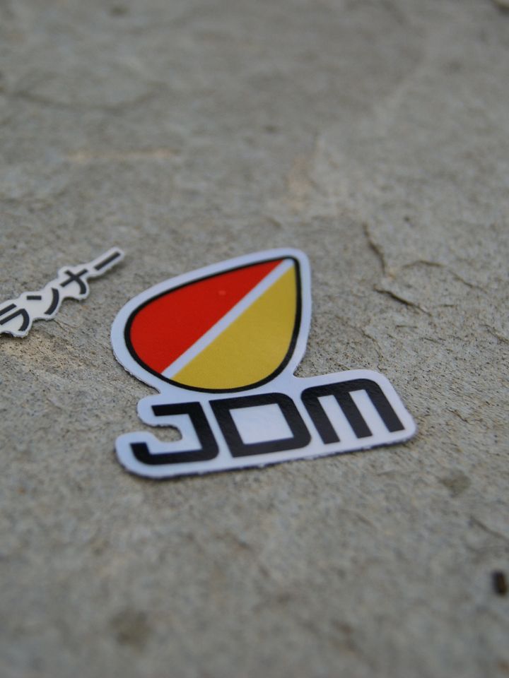 Holographic Retro JDM LOGO Digital Sticker product image (2)