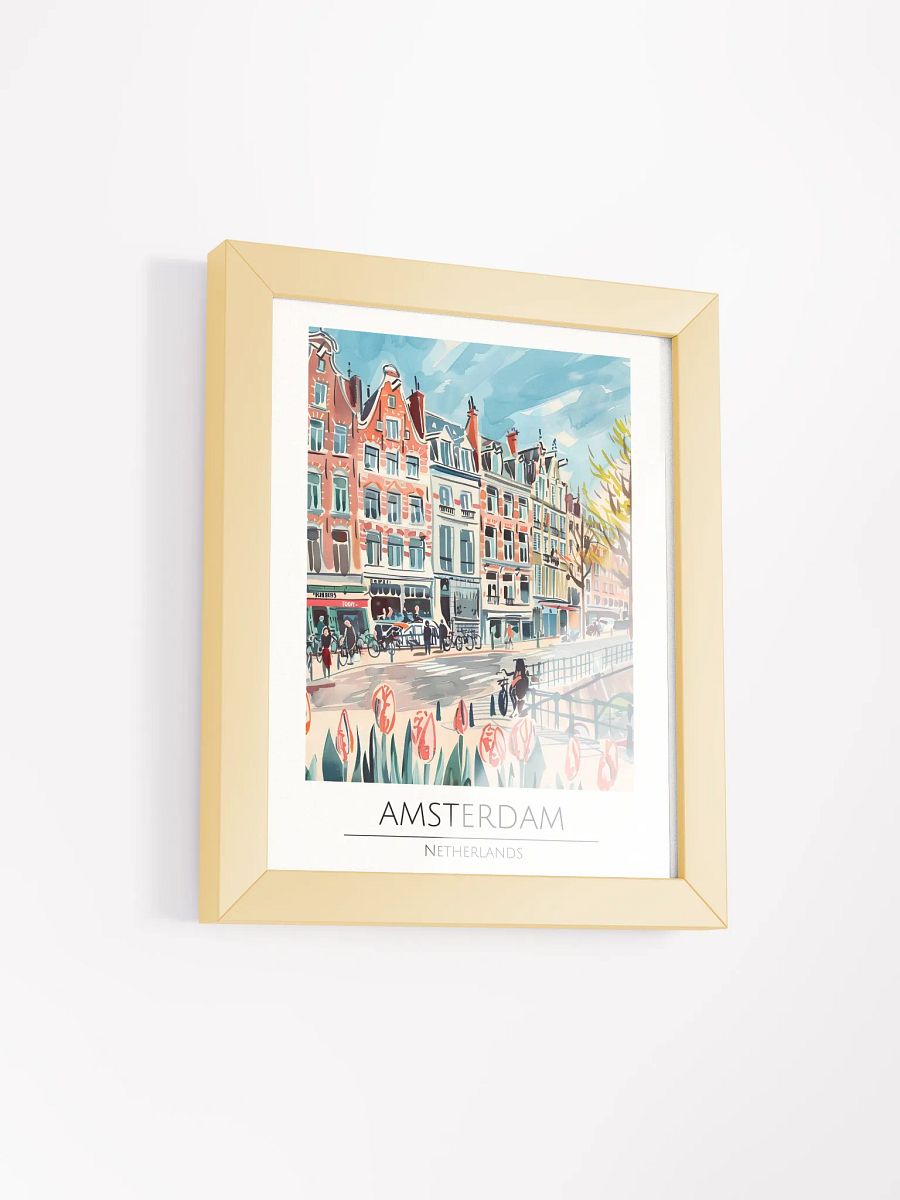Amsterdam Netherlands Framed Travel Poster product image (2)