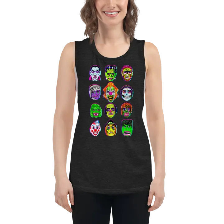 Horror Icons Women's Active Tank Top product image (1)