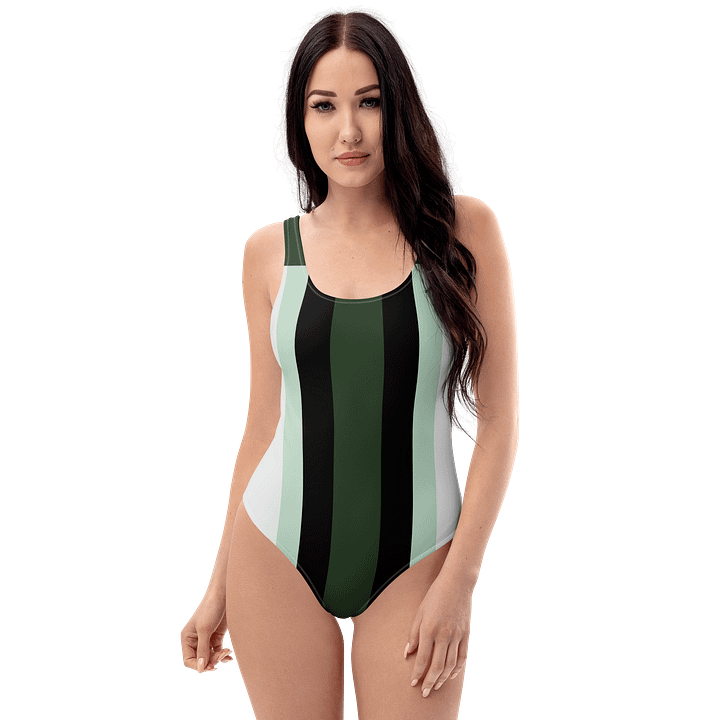 Verdant Stripes All-Over Swimsuit product image (1)