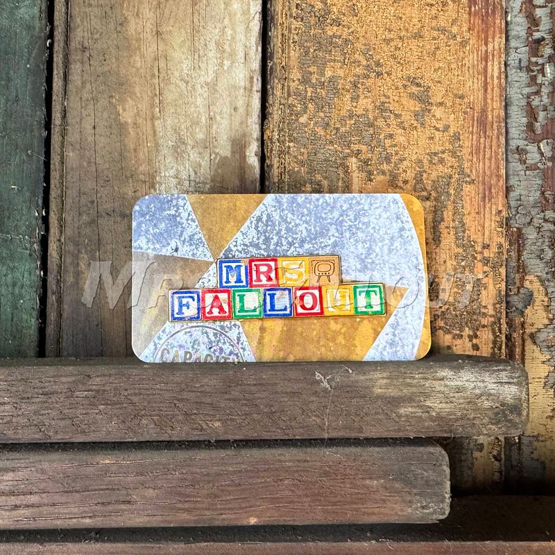 Mrs.Fallout Block Pin