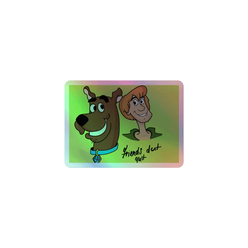Scooby do friends sticker