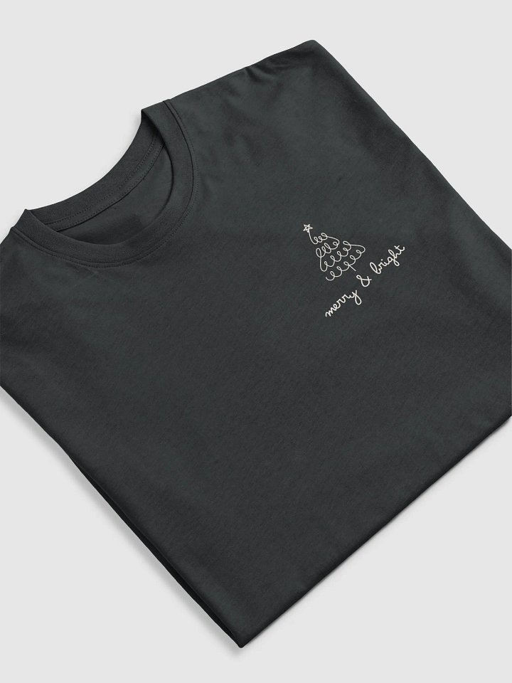 Christmas Men's T-shit | merry & bright | small print product image (2)