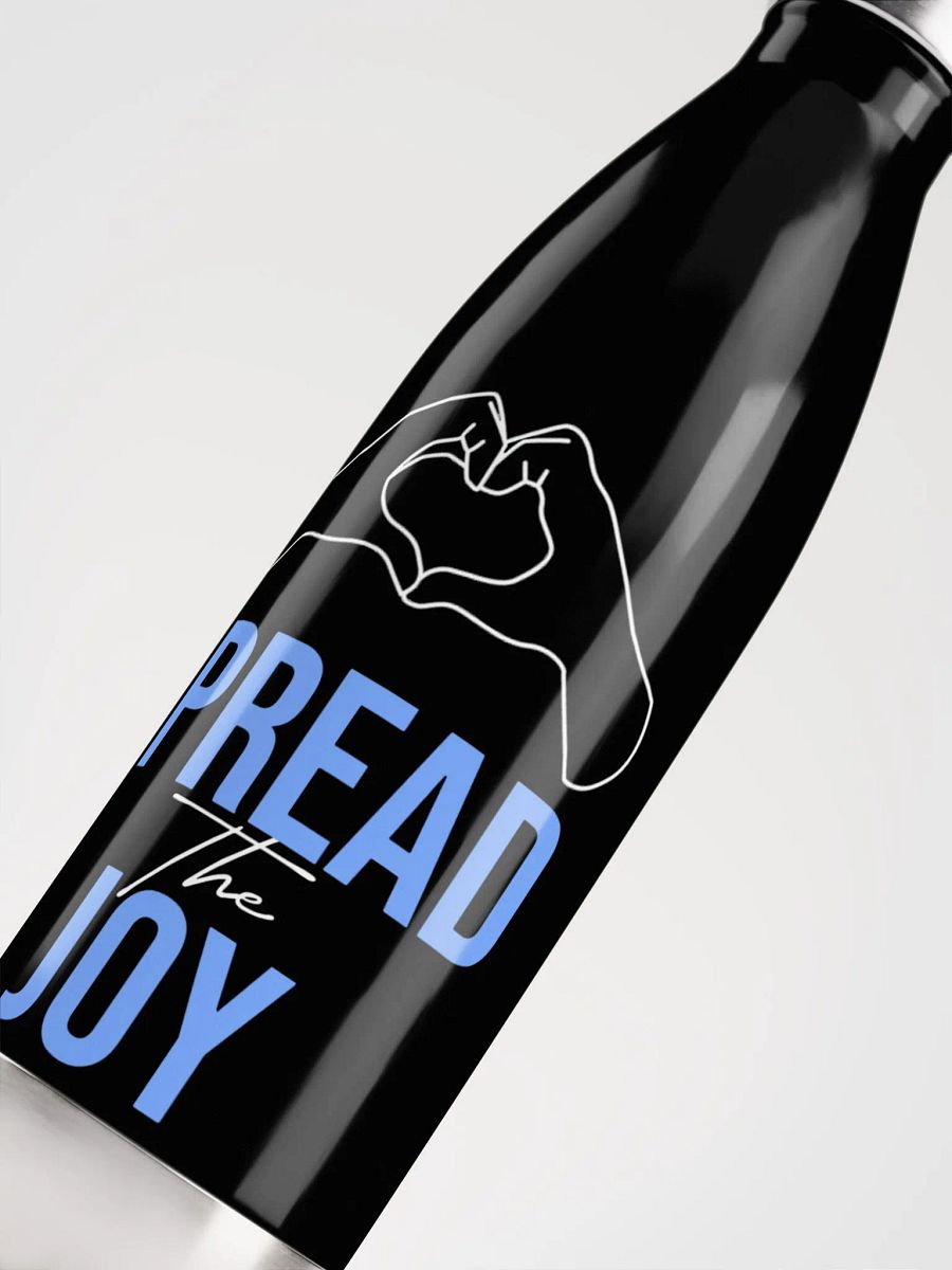 Spread the Joy Water Bottle Black product image (5)